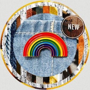 Rainbow Enamel Pin
